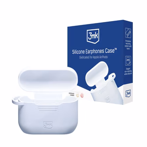 3mk Silicon AirPods Ümbris jaoks AirPods Pro / AirPods Pro 2 - valge
