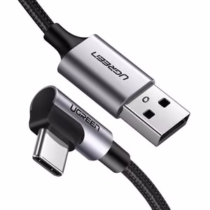 Ugreen 50940 USB kaabel USB 2.0 1 m USB A USB C must, hõbedane