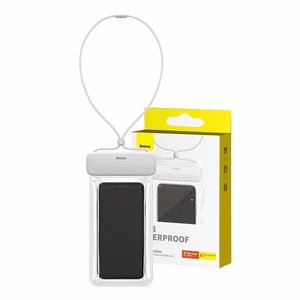 Waterproof phone ümbris Baseus AquaGlide (valge)