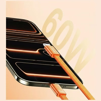 Kaabel USAMS U96 60W USB-C - USB-C 1.2m sinine