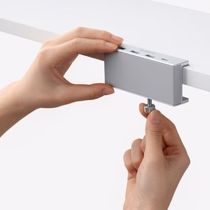 Orico MH4PC jaotur klamberkinnitusega USB-C / 3x USB-A 3.0 + 1x USB-C 3.0 - hõbedane