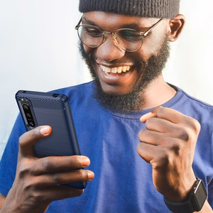 Thunder Case для Xiaomi Poco F4 5G силиконовый бронированный чехол синий