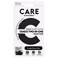 CARE by PanzerGlass Feature Tango 2in1 Wallet MagSafe Ümbris jaoks iPhone 16 Plus - Must