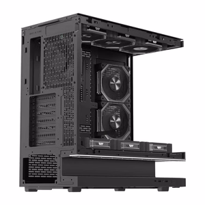 DarkFlash F1 ATX-arvutikorpus 6 ventilaatoriga, must