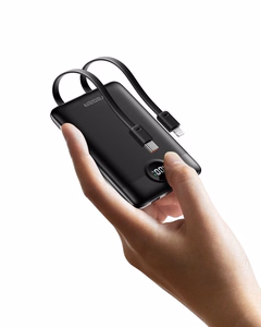 Powerbank Veger C11 (W1170) PD QC3.0 2A 22,5W 10 000 mAh with built-in cables USB C / Lightning must