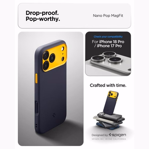 Spigen Nano Pop MagSafe ümbris iPhone 18 Pro Max / 17 Pro Max jaoks, sinine