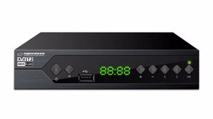 Esperanza EV107R – DVB-T2 H.265/HEVC digitaalse maapealse televisiooni vastuvõtja, must