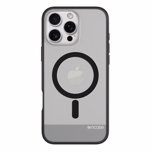 Incase Slim Case MagSafe'i toega ümbris iPhone 16 Pro Maxile, must ja poolläbipaistev