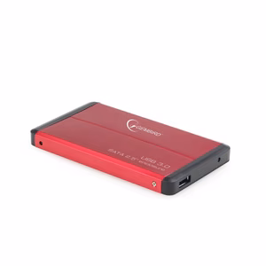 Gembird EE2-U3S-2-R 2.5" HDD korpus punane