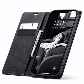 Spacecase rahakoti ümbris iPhone 13 must