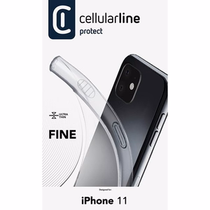 Cellularline Fine ümbris seadmele iPhone 11, läbipaistev