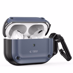 Tech-Protect Rough Hook Ümbris with Carabiner jaoks Apple AirPods Pro 1 / 2 - sinine