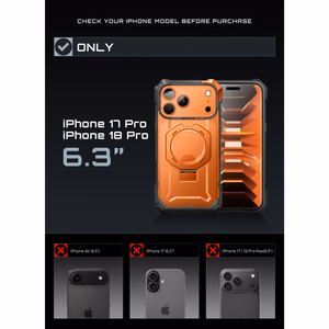 Supcase UB Grip Mag MagSafe ümbris iPhone 18 Pro / 17 Pro – oranž
