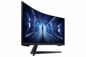 Samsung G55T monitor 86,4 cm (34") 3440 x 1440 pikslit UltraWide Quad HD LED must