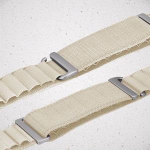 Mobilize nailonist kellarihm - Alpine - titaanist ühendusdetail - Apple 38/40/41mm - Starlight