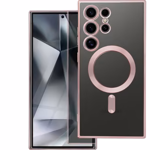 ELECTRO MAG COVER case compatible with MagSafe jaoks SAMSUNG S24 Ultra rose kuldne