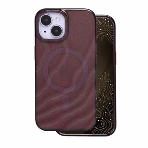 Tecto Shield Desert Mag ümbris mudelile iPhone 15 6,1", mahagonivärvi
