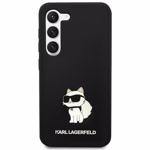 Karl Lagerfeld Silicone Choupette ümbris jaoks Samsung Galaxy S24 - must