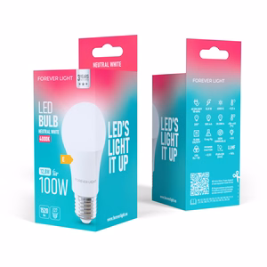 Forever Light LED Bulb E27 A60 12.8W 1520lm 4000K class E
