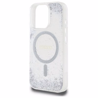 GUESS ümbris jaoks IPHONE 16 Pro compatible with MagSafe GUHMP16LRGRGES (Resin Gradient Glitter) hõbedane
