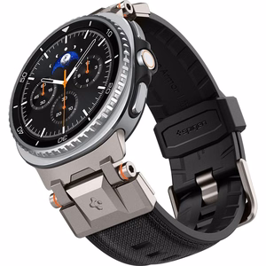Spigen DuraPro Armor rihm mudelile Samsung Galaxy Watch 40/44/46 mm – must