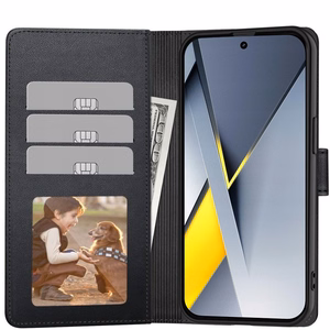 Tech-Protect rahakotikott Xiaomi Poco F8 jaoks - must