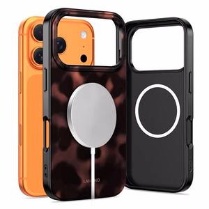 Tech-Protect Lamano MagSafe Ümbris jaoks iPhone 17 Pro Max - must and punane