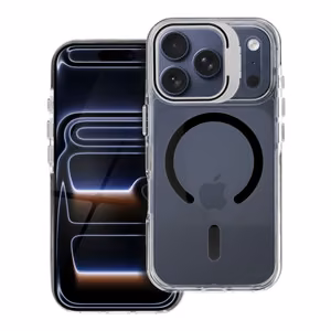 LENS MAG COVER Ümbris ühilduv koos MagSafe jaoks IPHONE 15 PRO must