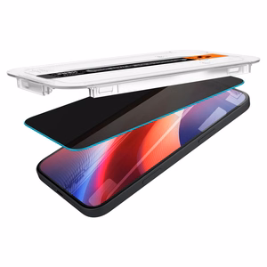 Spigen Glas.tR EzFit Privacy закалённое стекло для iPhone 15/16 с адаптером (2 шт.)