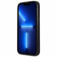 Guess GUHCP14XPSATLG iPhone 14 Pro Max 6.7 "hõbedane / hõbedane hardcase SaffianoTriangle Logo