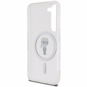 Karl Lagerfeld IML Ikonik MagSafe ümbris jaoks Samsung Galaxy S24 - läbipaistev