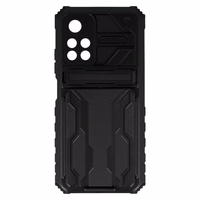Tel Protect Combo Ümbris jaoks Xiaomi Redmi Note 11 5G/Note 11S 5G/Poco M4 Pro 5G Must