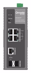 TP-Link IES206GPP network switch Managed Gigabit Ethernet (10/100/1000) Power over Ethernet (PoE) must