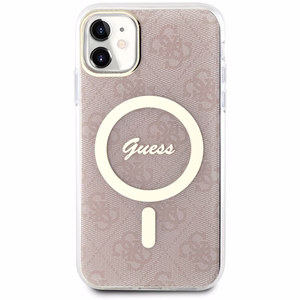 Guess GUHMN61H4STP iPhone 11 6.1" roosa/roosa hardcase 4G MagSafe