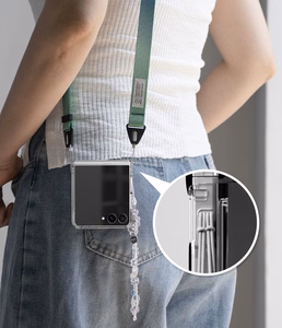 Ringke Fusion Flap ümbris mudelile Samsung Galaxy Z Flip 8 – läbipaistev