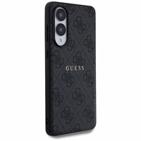 Guess 4G Ring Classic Logo MagSafe Ümbris jaoks Samsung Galaxy S25 Edge - Must