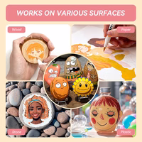 Akrüülmarkerid ARRTX 30C, 30 värvi, nahatoonid