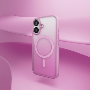 Puro Gradient MagSafe Silicone Ümbris jaoks iPhone 16 - Roosa