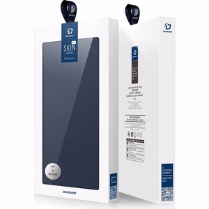 DUX DUCIS wallet case SKIN PRO jaoks IPHONE 16e sinine