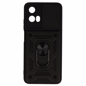 Slide Camera Armor Ümbris jaoks Motorola Moto G45 5G Must