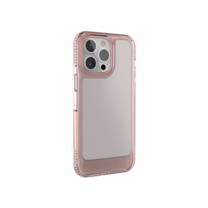 Ugly Rubber UMODEL чехол iPhone 15 Pro 6,1" прозрачный розовый
