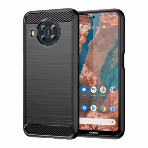 Carbon Case Paindlik kate Nokia X100 jaoks must