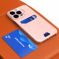 Leather Stand Ümbris jaoks Samsung Galaxy S23 Card Wallet Cover with Stand roosa