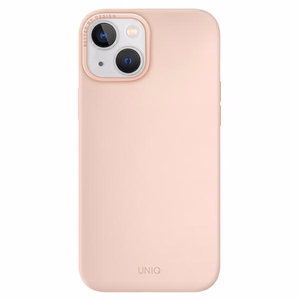 Uniq Lino Hue Magclick Charging ümbris jaoks iPhone 14 Plus - roosa