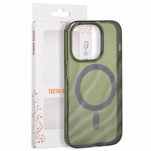 Tecto Shield Desert Mag ümbris mudelile iPhone 14 Pro 6,1", tume oliivroheline