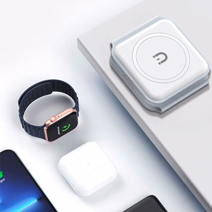 Dudao A11N 15W 3 в 1 индуктивное зарядное устройство - белый + кабель USB-C USB-C