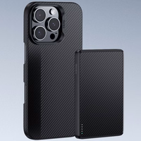 Benks Magnetic Armor Air Kevlar Ümbris PC Frame 600D (E065) jaoks Iphone 16 Pro must