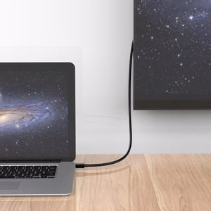 Orico XD-MDTH4 Mini DisplayPort–HDMI, 4K 30 Hz kaabel, 3 m – must