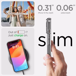 Spigen Liquid Crystal iPhone 15 Plus Ümbris - Clear