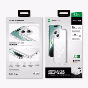 Amazing Thing Minimal Magsafe Ümbris 6.6FT IP156.7MMINCL jaoks Iphone 15 Plus läbipaistev